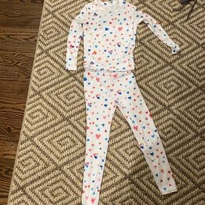 Heart long sleeve PJs